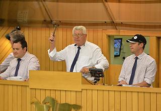 The 'Voice of Karaka' Joe Walls raises the gavel for the final time. 